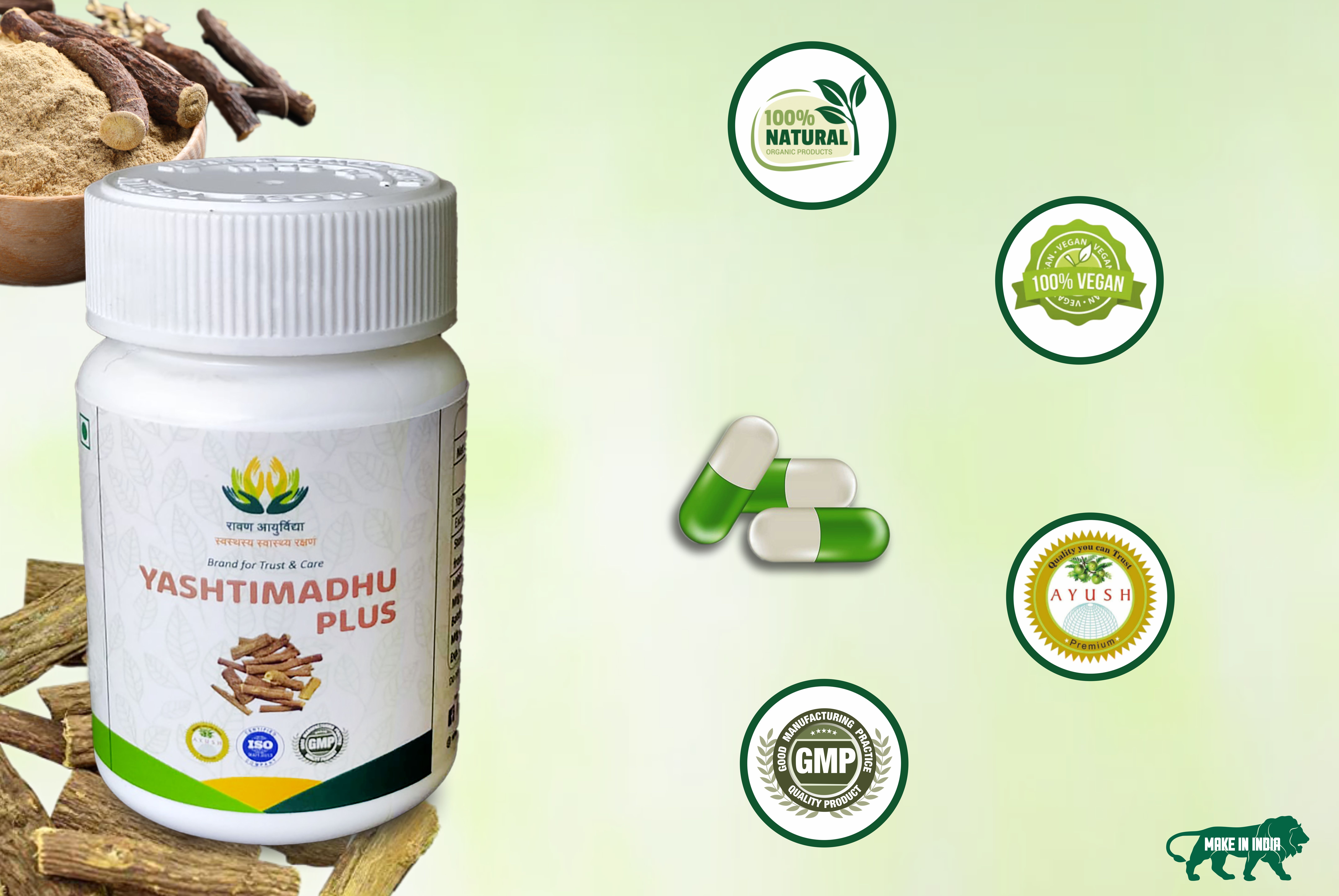 Capsules Yeshtimadhu Plus