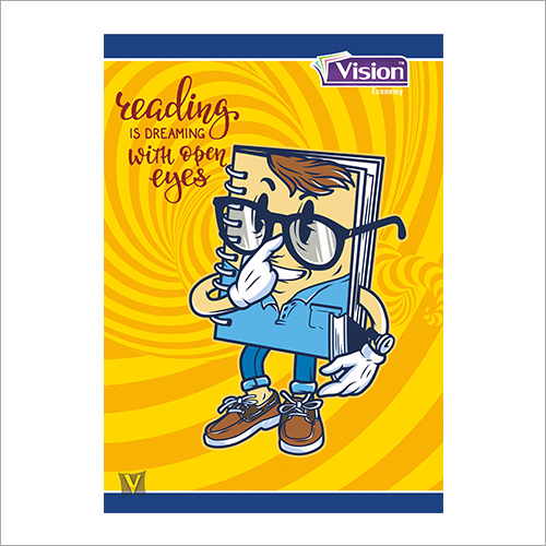 Vision Rate Notebook - Paper A4 Size, Soft Cover Design - Case Binding, Ideal For School Use