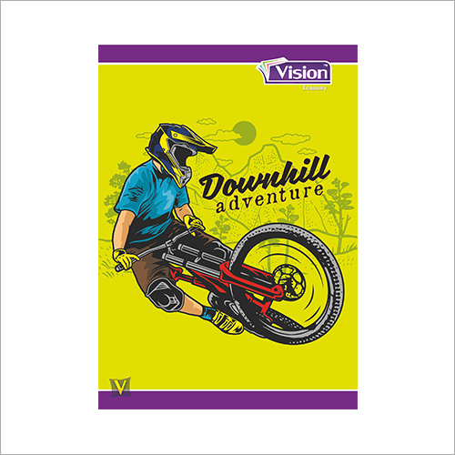 Vision Rate Notebook - Paper A4 Size, Soft Cover Design - Case Binding, Ideal For School Use
