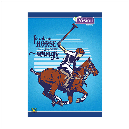 Vision Rate Notebook - Paper A4 Size, Soft Cover Design - Case Binding, Ideal For School Use