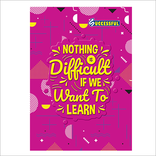 B4 The Successful Notebook - Paper Material, Soft Cover, Case Binding | Quality Product For Writing In Rectangular Style