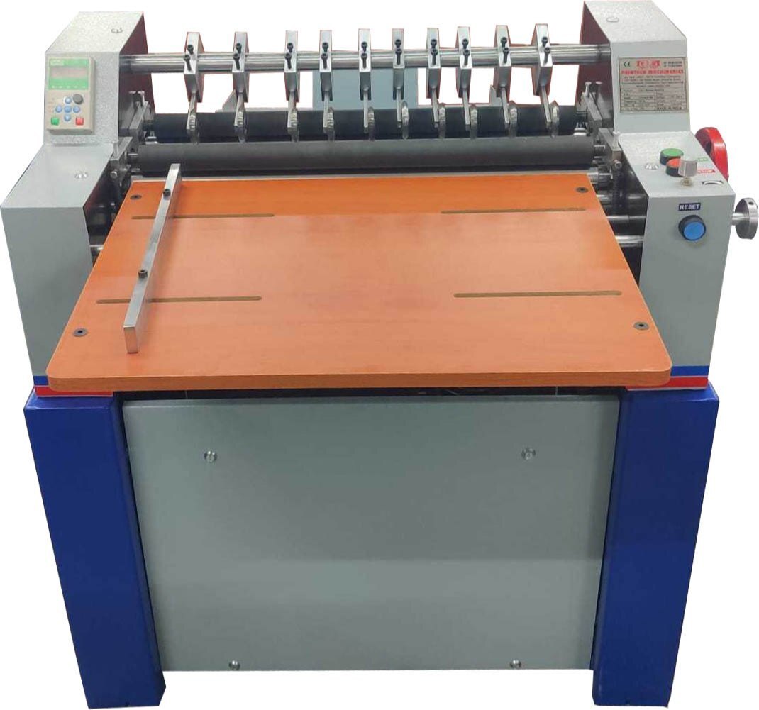Blue And Grey Single Unit Perforation Machine