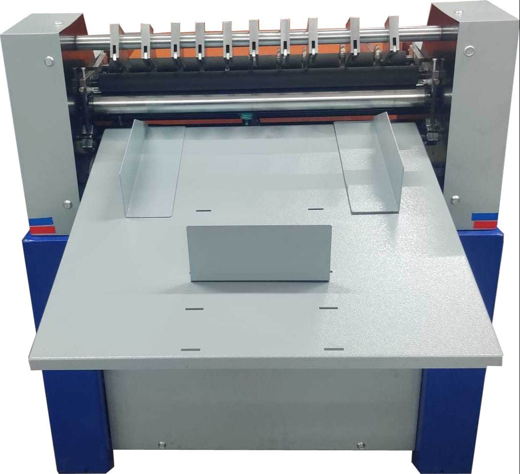 Blue And Grey Single Unit Perforation Machine