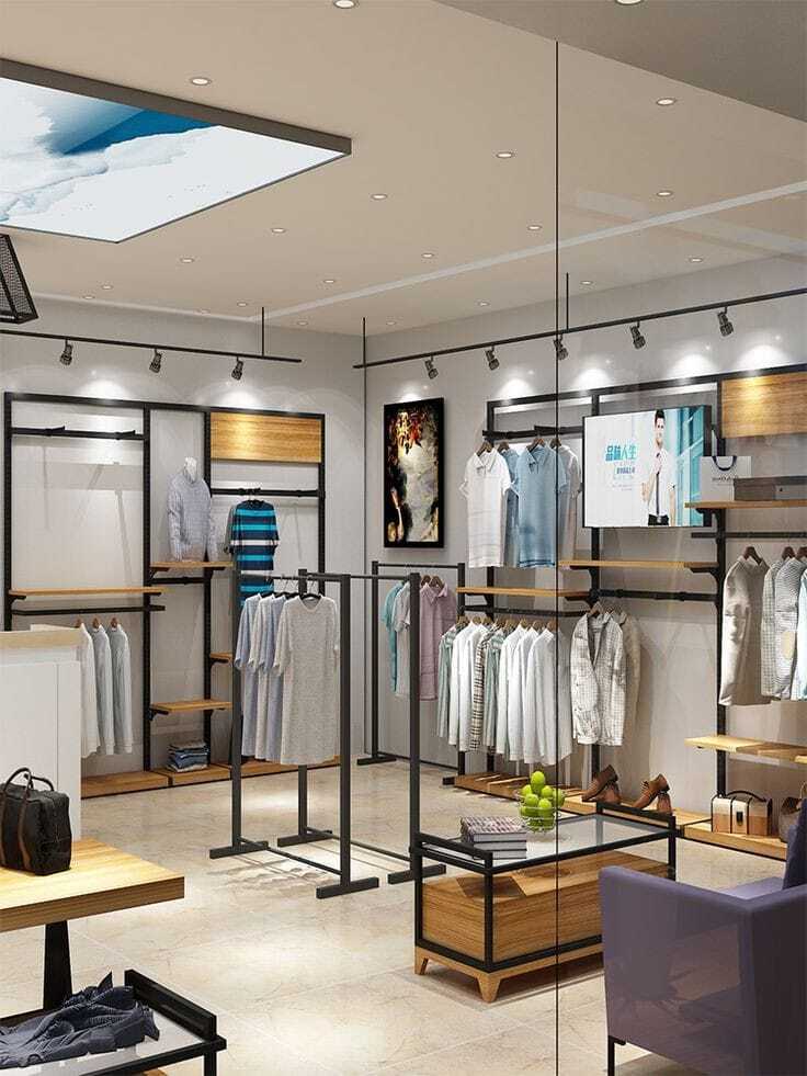 Coat Hanging Display Stand Application: Commercial