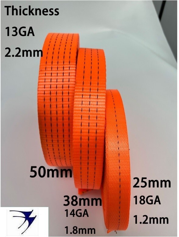 Ratchet Strap Roll - Polyester 10m X 25mm, Orange | Cost-effective, Durable, Easy To Use, Heavy Duty, Secure Cargo, Versatile