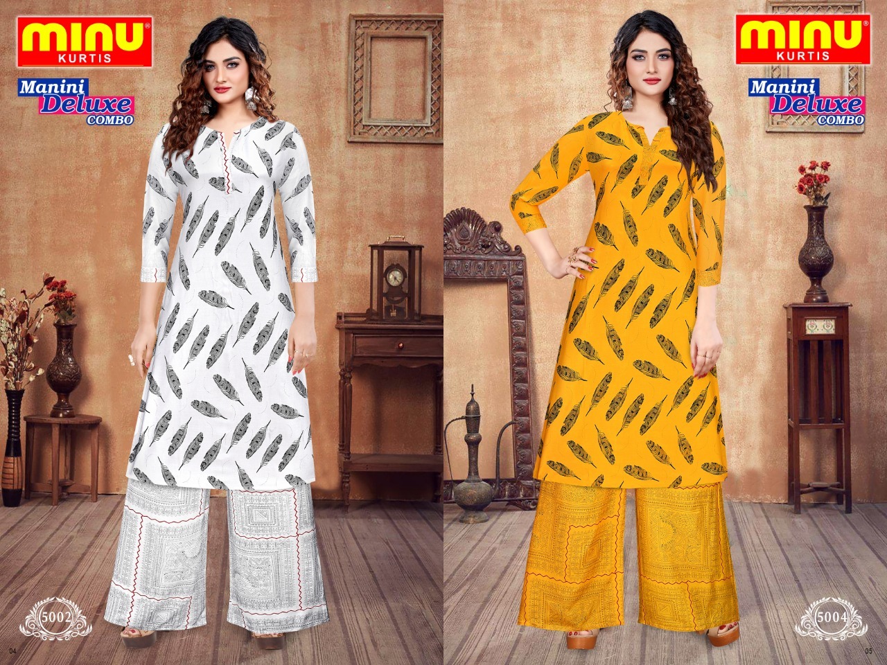 Multi Manini Delux Combo-07 Women Short Kurti
