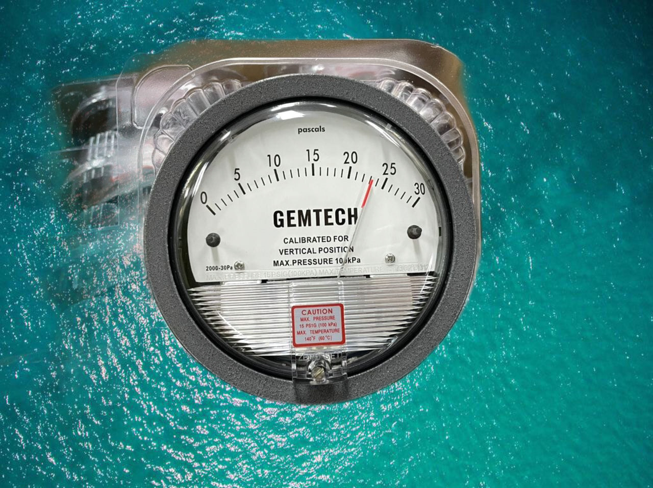 Gemtech Instruments Differential Pressure Gauge Range 0-50 Mm Accuracy: A 2% (-Ha Model A 1) Of Fs (A 3% (-Ha A 1.5%) On -0
