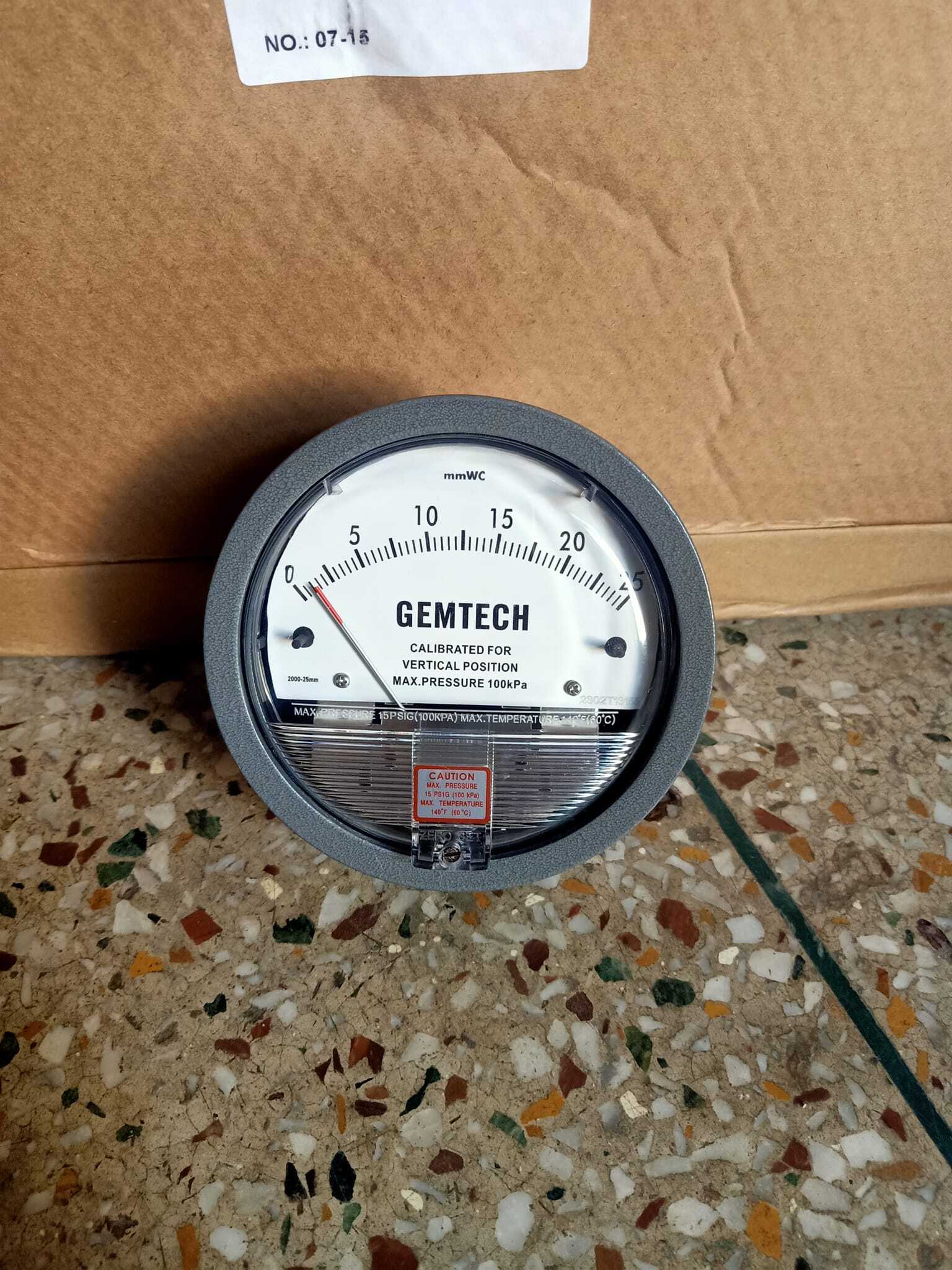 Gemtech Differential Pressure Gauge Supplier In India Accuracy: A 2% (-Ha Model A 1) Of Fs (A 3% (-Ha A 1.5%) On -0