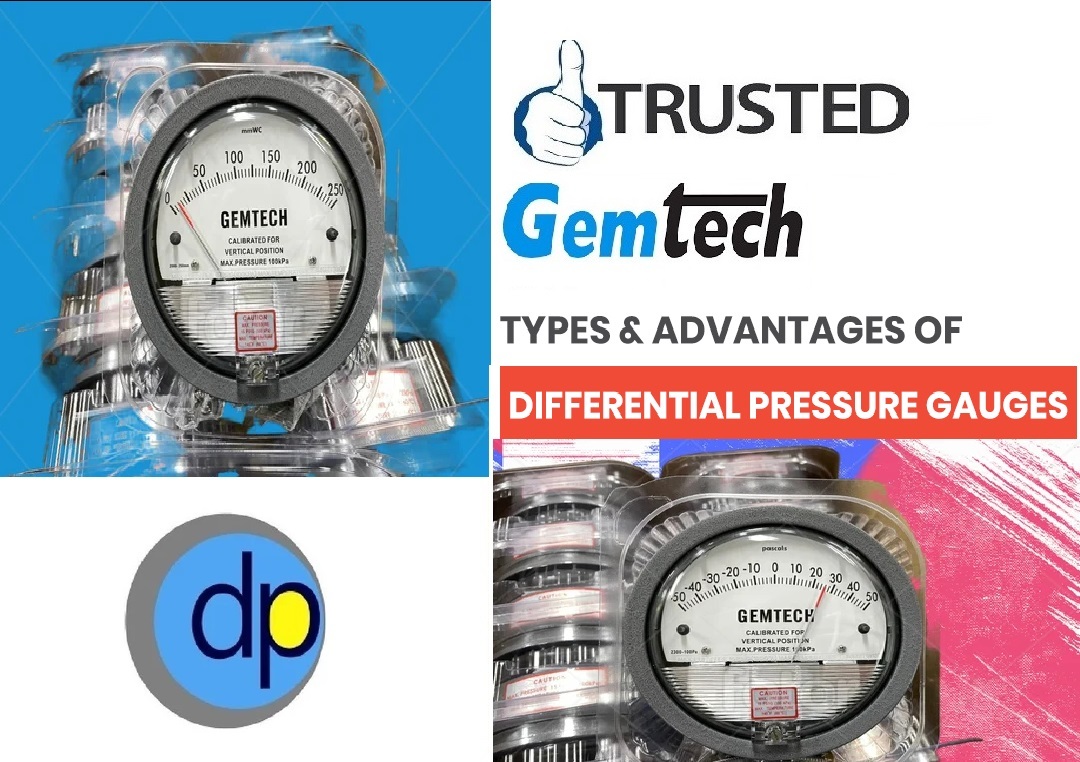 S2000 Gemtech Differential Pressure Gauge - Metal Alloy, 112 Mm Diameter, Matte Black Finish | Shock Resistant, 2% Accuracy, Suitable For Medical & Industrial Applications