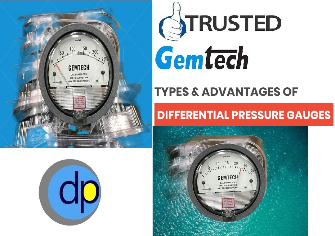 S2000 Gemtech Differential Pressure Gauge - Metal Alloy, 112 Mm Diameter, Matte Black Finish | Shock Resistant, 2% Accuracy, Suitable For Medical & Industrial Applications