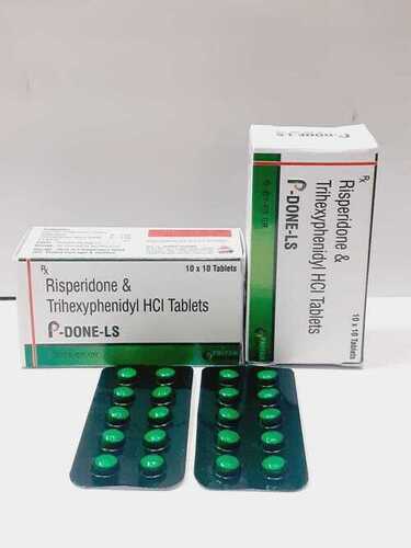 रिसपेरीडोन ट्राइहेक्सिफेनिडिल एचसीआई टैब