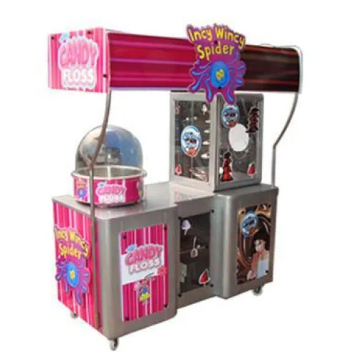 सिल्वर-पिंक चॉकलेट फाउंटेन कियोस्क