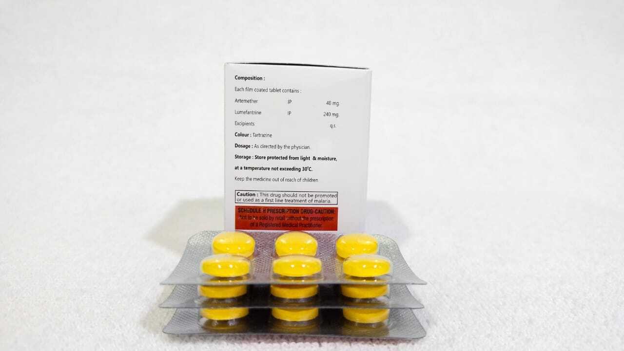 Artemether 40 Mg With Lumefantrine 240 Mg Tab