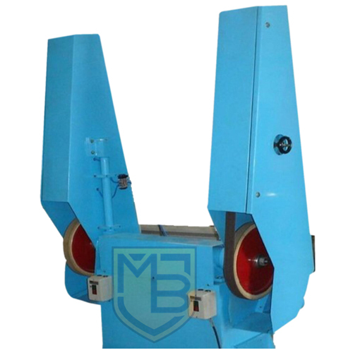 डबल हेड्स मैनुअल बेल्ट पॉलिशिंग मशीन