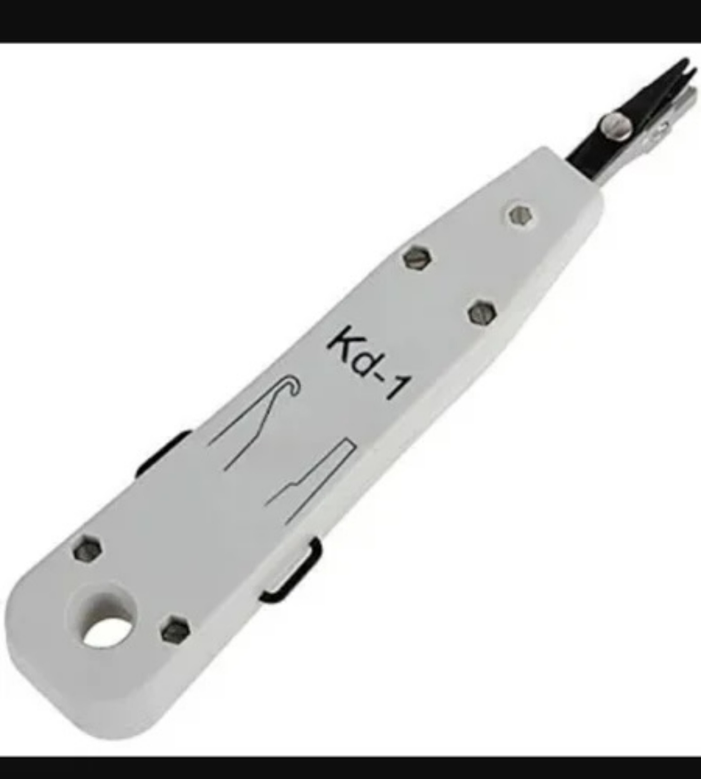 Telephone Krone Tool - Abs Plastic, 4 Inch | White Color, Durable Material, Low Maintenance Cost
