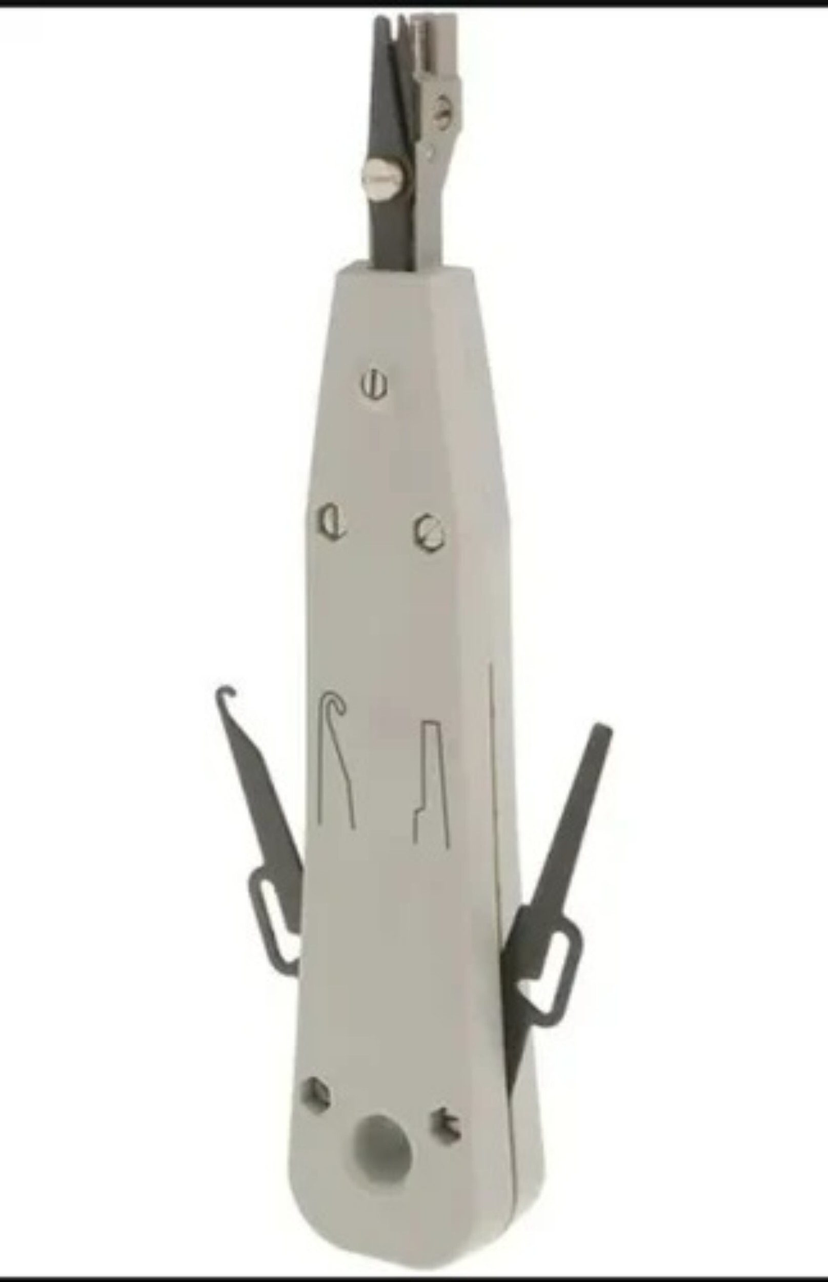 Telephone Krone Tool - Abs Plastic, 4 Inch | White Color, Durable Material, Low Maintenance Cost