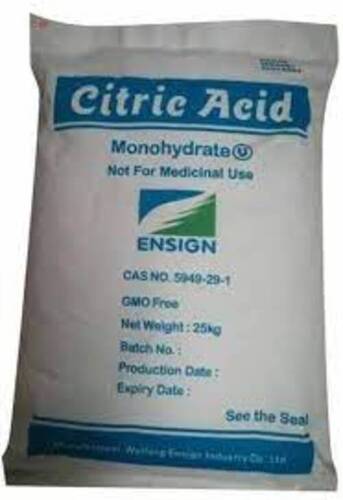 Citric Acid Monohydrate ( Used Food) Application: Industrial