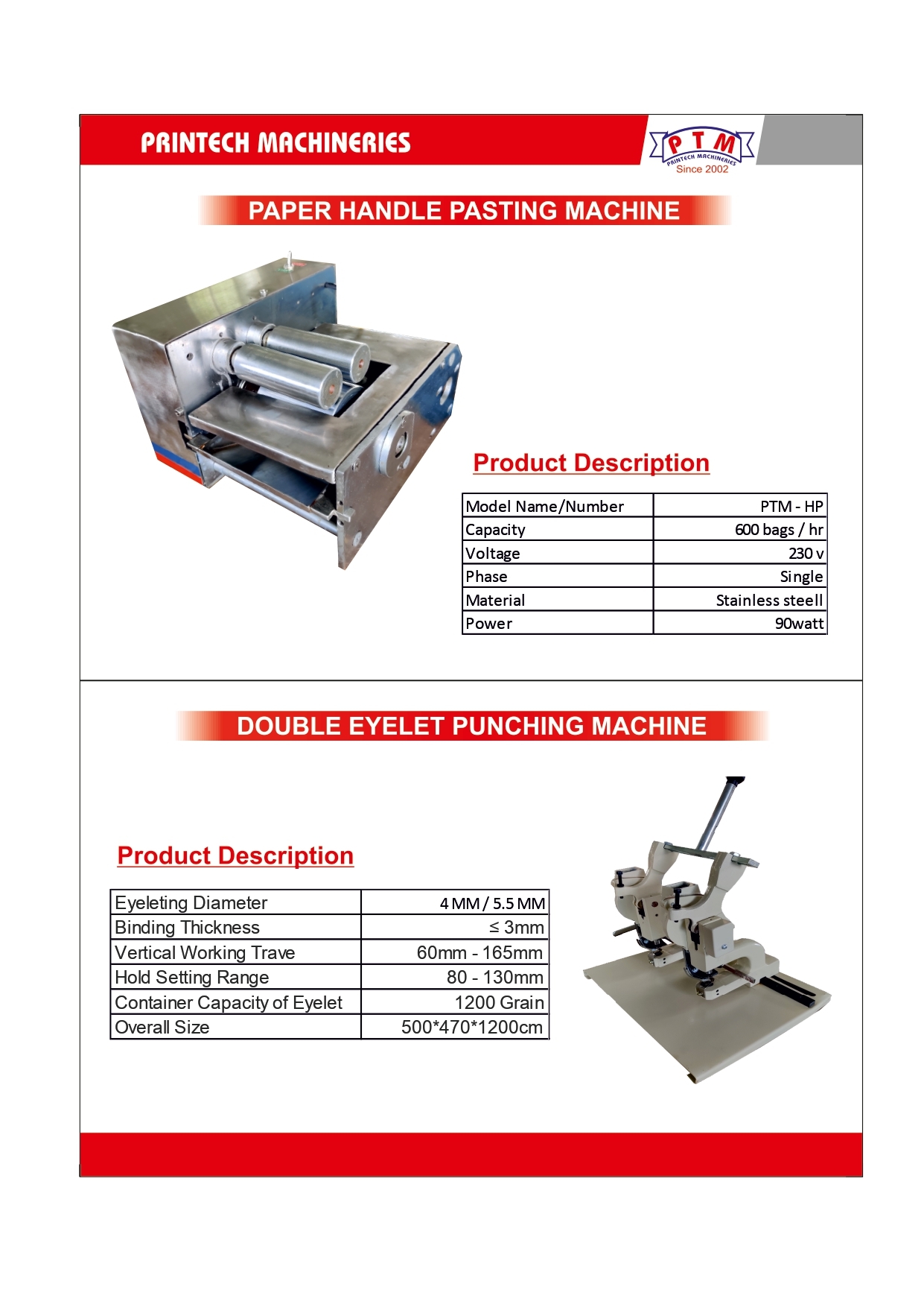 Paper Bag Handle Pasting Machine - Durable Steel Build, High Efficiency Performance | Optimized For Precision Application