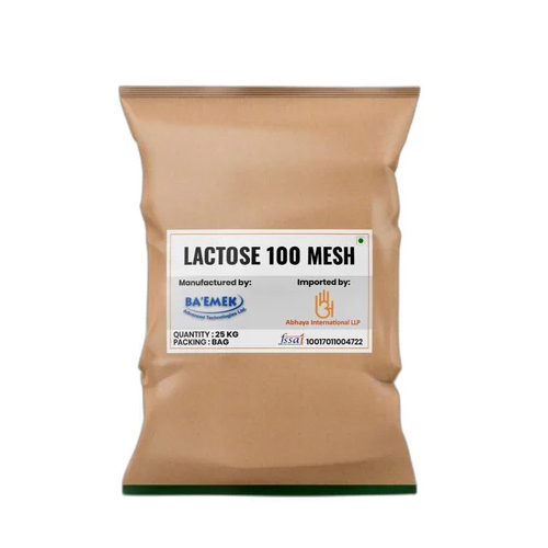Mesh Lactose Monohydrate - Application: Pharmaceutical Industry