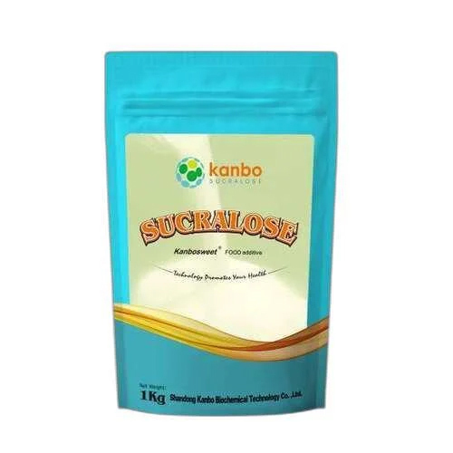 Kanbo Sucralose Powder - 25 Kg Carton Packing High Purity Sharp Smell Room Temperature Storage