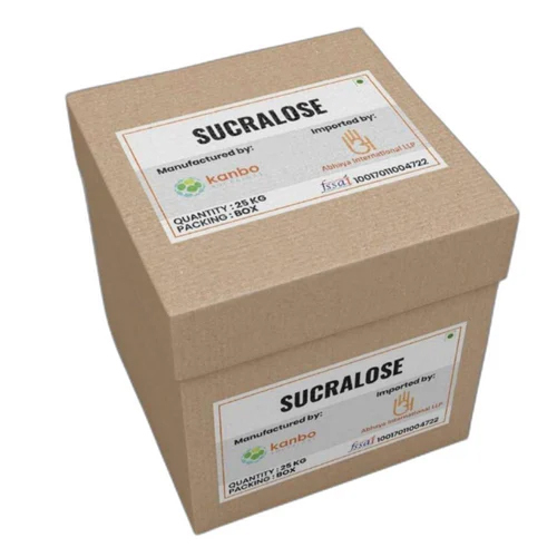 Kanbo Sucralose Powder - 25 Kg Carton Packing High Purity Sharp Smell Room Temperature Storage