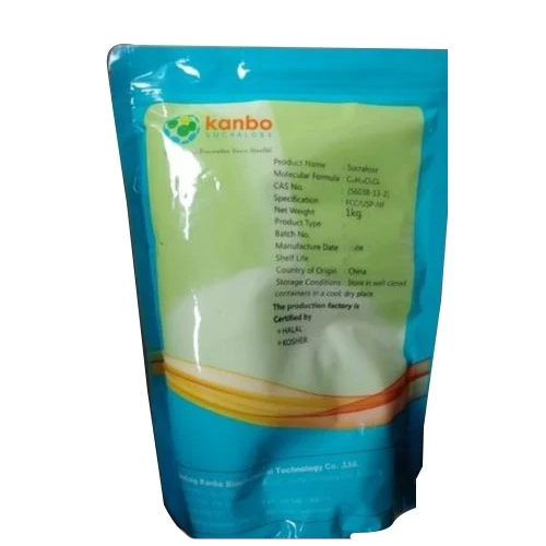 Kanbo Sucralose Powder - 25 Kg Carton Packing High Purity Sharp Smell Room Temperature Storage