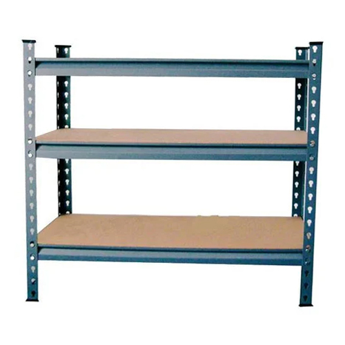 Three Shelves Slotted Angle Rack Application: Commercial