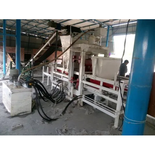 White Hydraulic Cement Brick Making Machine