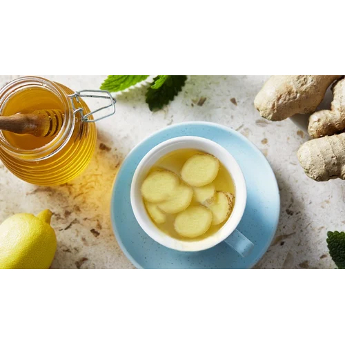 सूखे अदरक की चाय का कट साइज़