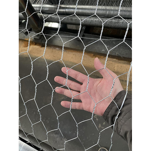 Gray Hot-dip Galvanized Hexagonal Wire Mesh