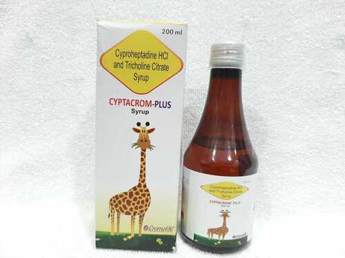 साइप्रोहेप्टैडिन हाइड्रोक्लोराइड आईपी 2mg ट्राइकोलिन साइट्रेट समाधान 275mg