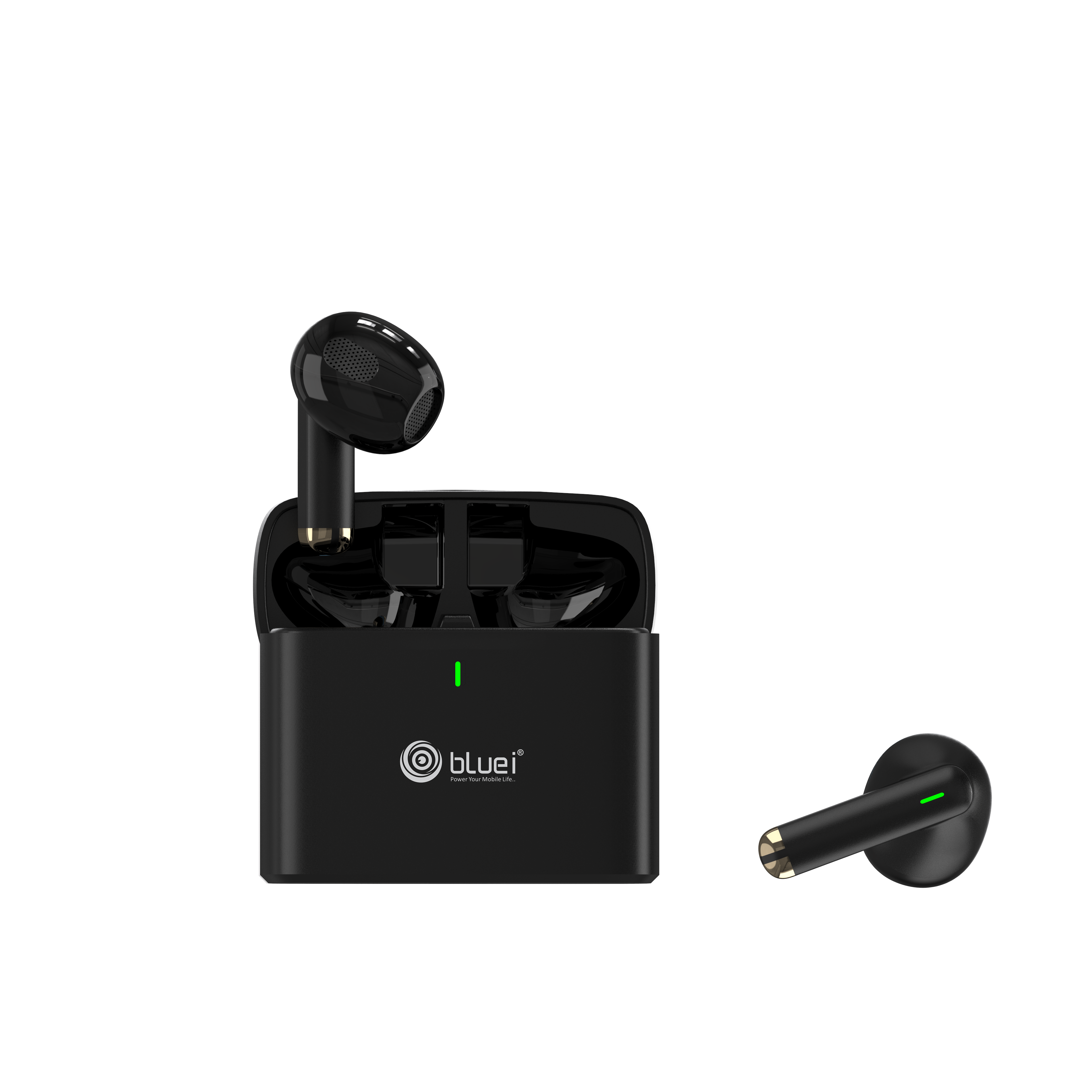 Bluei Firepods Truly Wireless In Ear Earbuds With 24 Hours Total Playtime Bluetooth V5.3 Stereo Audio Full Touch Control Tws With Mic Type C Fast Charging Ipx5 Rated Comfort Fit Ergonomic Design Voice Assistant Support For Mobile Bluetooth Version: 5.3