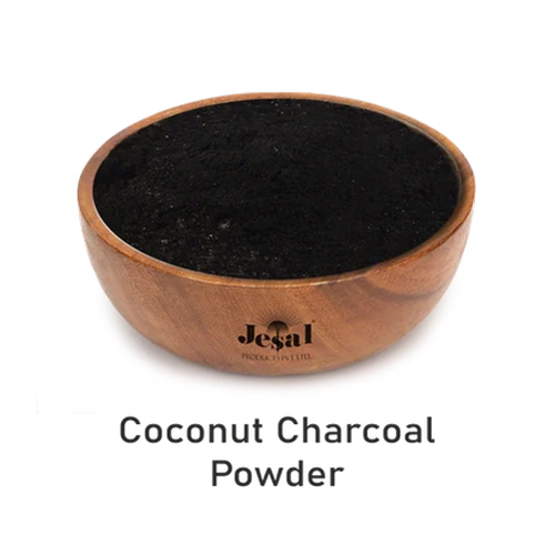 Coconut Charcoal Powder - 50 KG Bag | Black, Eco-Friendly, Non-Stick, Smooth Powder, Ideal for Aromatic Products and Air Purification