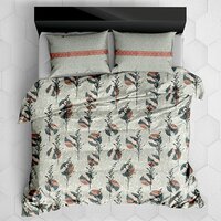 वॉशेबल स्लीक कॉटन प्रिंटेड बेडशीट