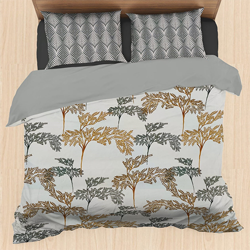 Washable Pure Cotton Bedsheet With Panel Printing