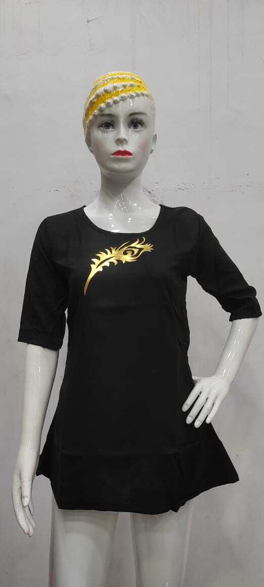American Crepe Kurtis - Mix Sizes M To Xl, Casual Ethnic Dress | Breathable, No Fade, Short Sleeves, Printed Pattern