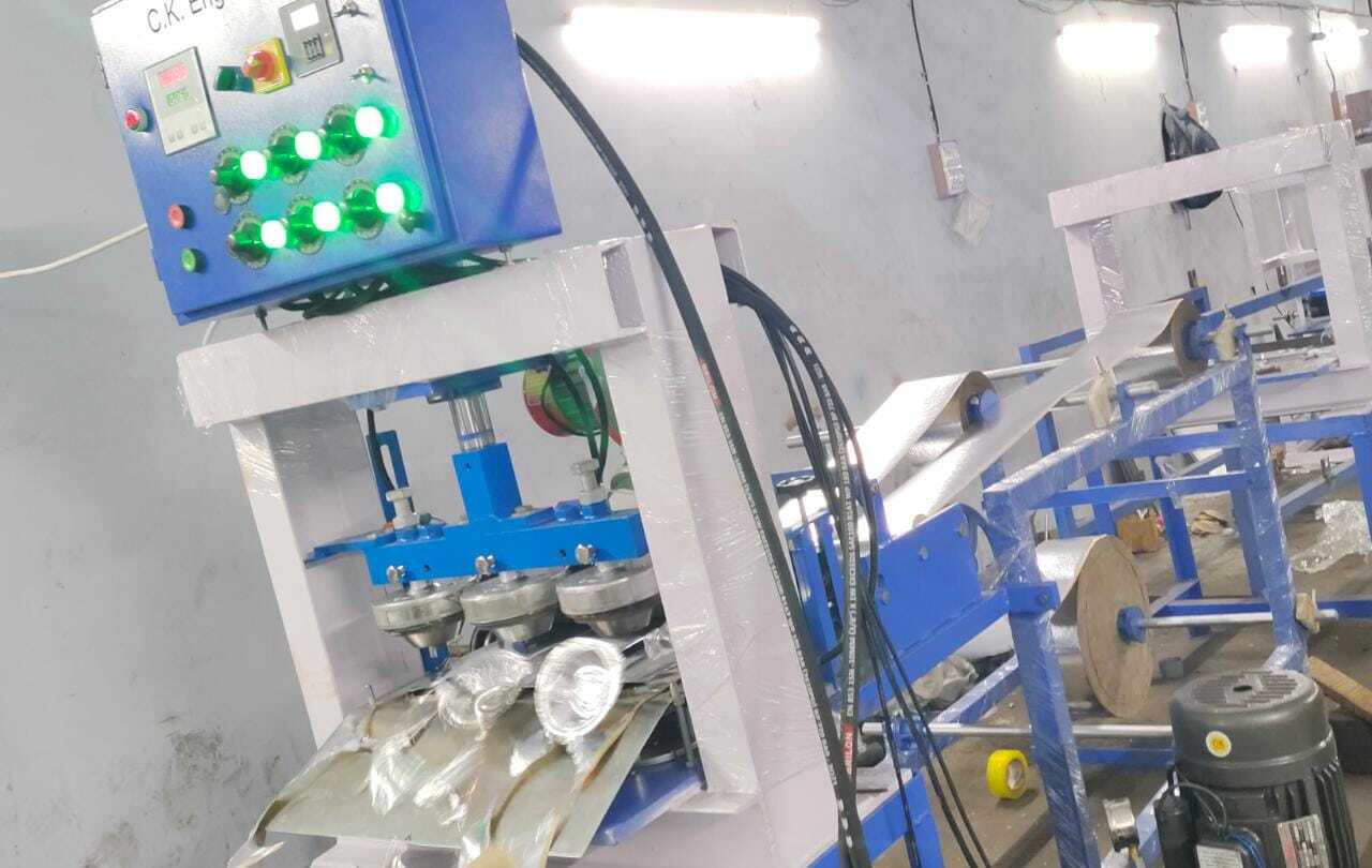 Blue-white Automatic Single Die Dona Making Machine