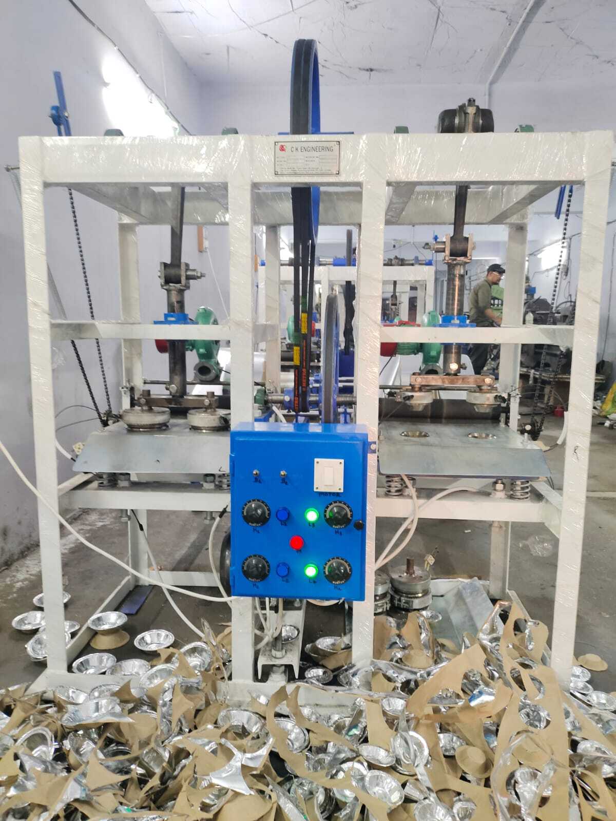 Blue-white Automatic Single Die Dona Making Machine