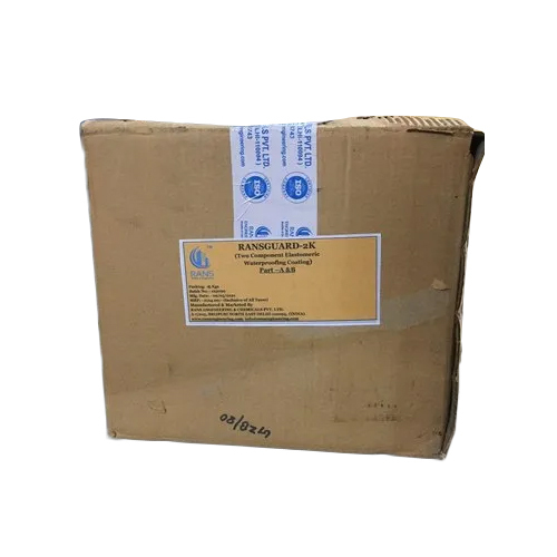 Ransguard-2k Acrylic Modified Cement Based Waterproof Slurry Coat - Liquid Form, White & Grey Color | Durable, Water-resistant Barrier For Surfaces