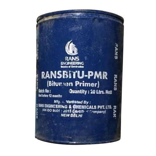 Ransbitu-pmr - Solvent Based Bitumen Primer | 98% Purity, Liquid Form, High Adhesion For Rooftops, Balconies, And Tunnels