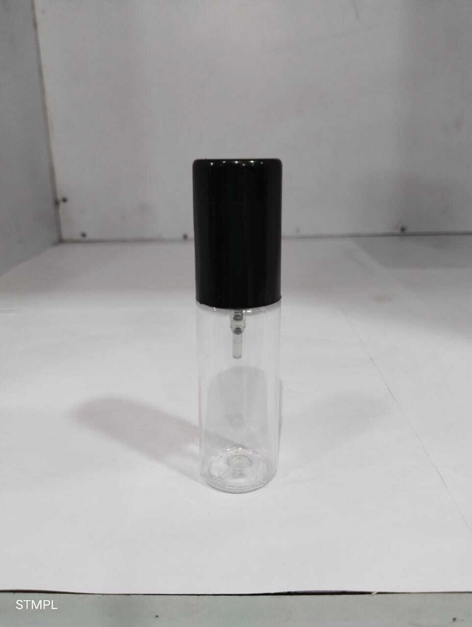 20ml Cylindrical Transparent Bottle With Serum Pump And Overcap