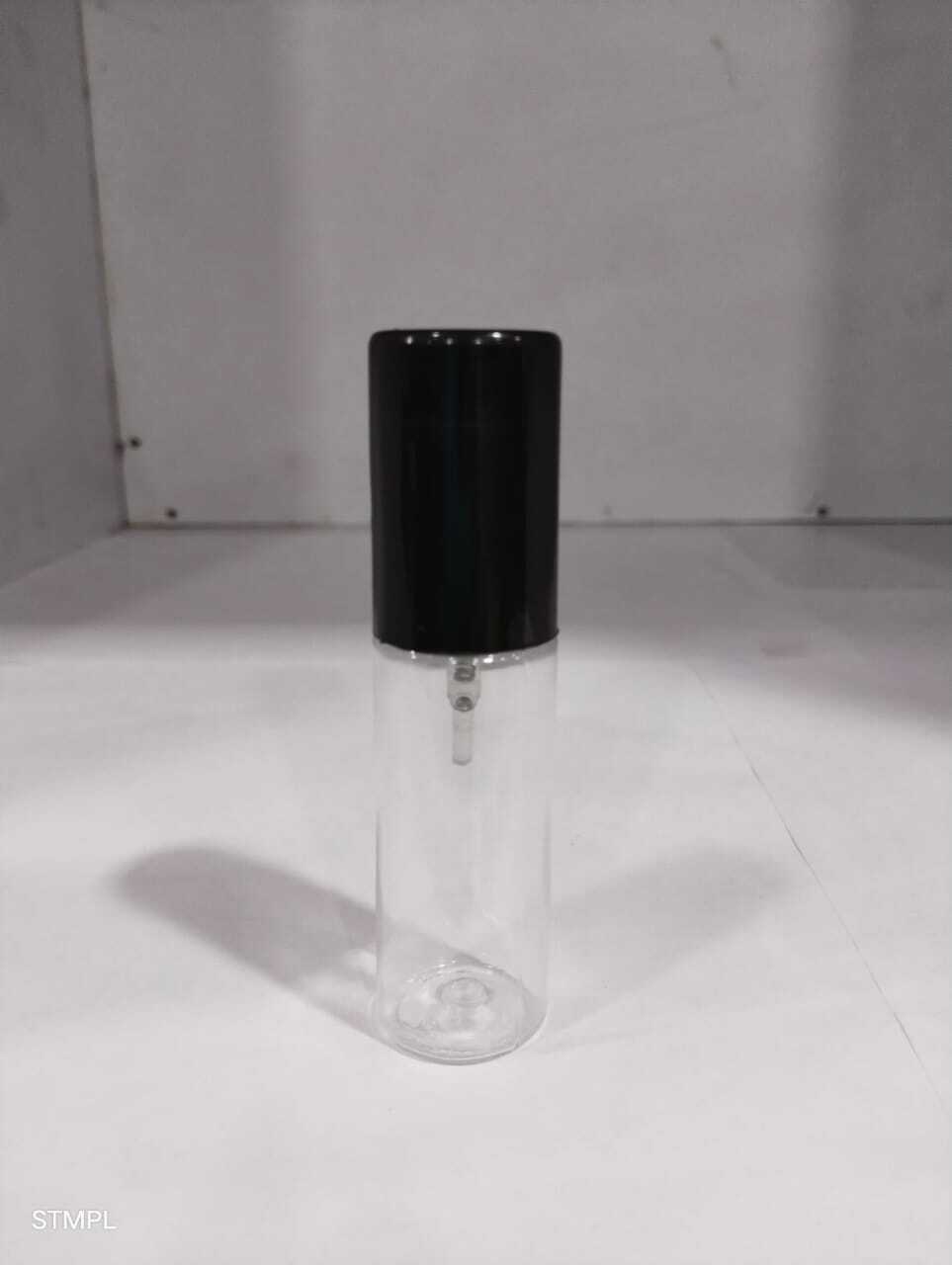 20ml Cylindrical Transparent Bottle With Serum Pump And Overcap