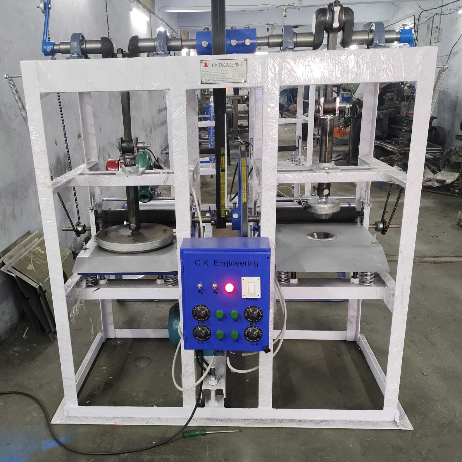 Blue-white Automatic Double Die Dona Making Machine
