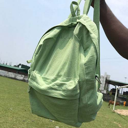 Dyeable Fabric Canvas Backpack - Customized Size | Plain Design, Durable Canvas Material For Versatile Styling