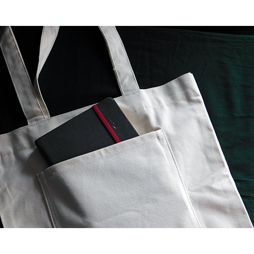 Premium Embroidery Tote Bag - Cotton, 14''/16'' Size, White Color | Unisex, Moisture Proof, Customized Design & Logo Options