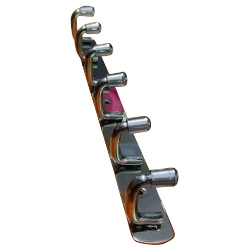 सिल्वर स्टेनलेस स्टील वॉल हैंगर