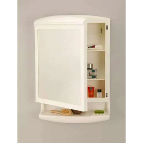 व्हाइट 7 शेल्व्स बाथरूम कैबिनेट