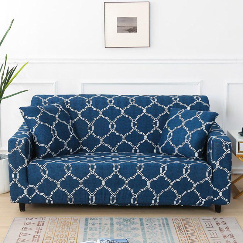 Elastic Sofa Cover - Material: Polyester Cotton