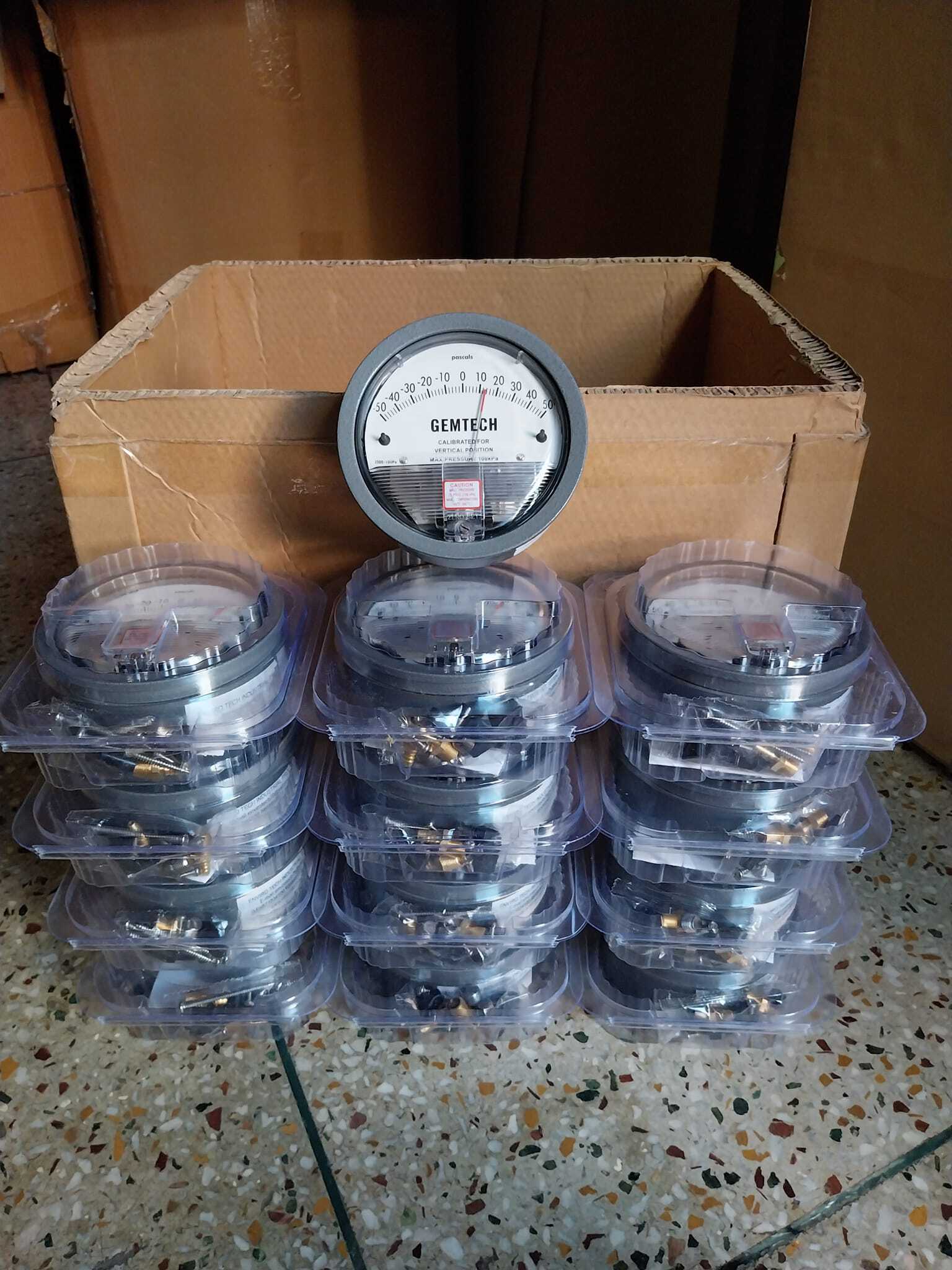 Gemtech Differential Pressure Gauge In Aizawl Mizoram Accuracy: A 2% (-Ha Model A 1) Of Fs (A 3% (-Ha A 1.5%) On -0