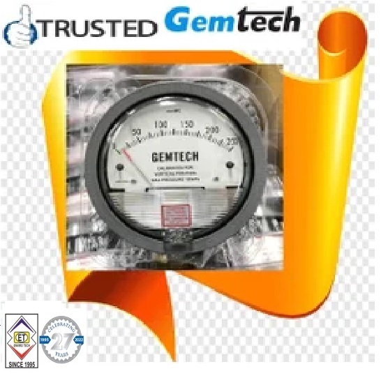 Gemtech Differential Pressure Gauge Supplier In Aizawl Mizoram Accuracy: A 2% (-Ha Model A 1) Of Fs (A 3% (-Ha A 1.5%) On -0